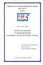 Lịch sử vật lý hạt nhân từ năm 1932 đến năm 1983 qua nghiên cứu tương tác nucleon   nucleon 