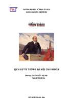 Giáo trình lịch sử tư tưởng xã hội chủ nghĩa