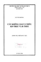 Cây không gian 2 chiều kd tree và r tree đồ án cử nhân sư phạm tin