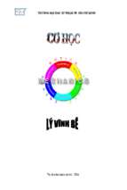 Giáo trình cơ học