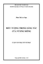 Biểu tượng trong sáng tác của vương mông 