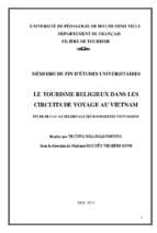 Le tourisme religieux dans les circuits de voyage au vietnam 