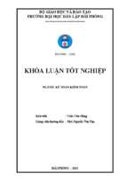 Hoàn thiện tổ chức công tác kế toán hàng tồn kho tại công ty cổ phần thương mại và dịch vụ sơn bình