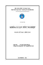 Hoàn thiện công tác kế toán hàng hóa tại công ty cổ phần vận tải và thương mại cpn việt nam