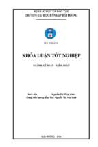 Hoàn thiện công tác kế toán doanh thu, chi phí và xác định kết quả kinh doanh tại công ty tnhh vận tải thương mại hà anh