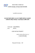 Lịch sử đồn điền cao su ở miền đông nam kỳ thời pháp thuộc giai đoạn (1898 1939) 