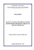 Giao lưu văn hóa việt   hoa ở sài gòn   thành phố hồ chí minh từ thế kỉ xvii đến đầu thế kỉ xxi 