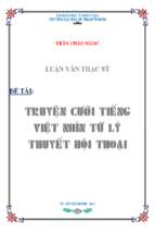 Truyện cười tiếng việt nhìn từ lí thuyết hội thoại 