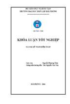 Hoàn thiện tổ chức công tác kế toán vốn bằng tiền tại công ty cổ phần vận đầu tư và phát triển cảng đình vũ