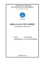 Hoàn thiện tổ chức kế toán doanh thu, chi phí và xác định kết quả kinh doanh tại công ty cổ phần xây lắp điện và cơ khí thương mại hải phòng