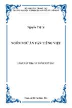 Ngôn ngữ án văn tiếng việt 