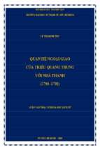 Quan hệ ngoại giao của triều quang trung với nhà thanh (1788 1792) 