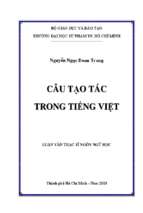 Câu tạo tác trong tiếng việt 