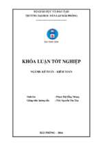 Hoàn thiện công tác kế toán nguyên vật liệu tại công ty tnhh thương mại – dịch vụ hoàng khánh