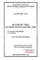 Quan hệ mỹ   nhật sau chiến tranh lạnh (1989   2006) 