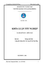 Hoàn thiện công tác kế toán doanh thu, chi phí và xác định kết quả kinh doanh tại công ty tnhh thương mại vận tải long lâm