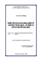 Thiết kế sách giáo khoa điện tử chương 