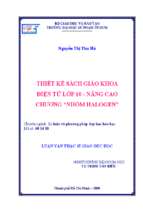 Thiết kế sách giáo khoa điện tử lớp 10   nâng cao chương 