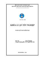 Hoàn thiện tổ chức kế toán doanh thu, chi phí và xác định kết quả kinh doanh tại htx công ty thương mại việt phương