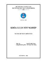 Hoàn thiện tổ chức kế toán vốn bằng tiền tại công ty cổ phần xây dựng điện nước lắp máy đại dương