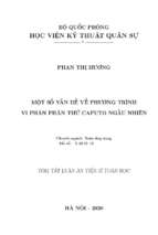 Một số vấn đề về phương trình vi phân phân thứ caputo ngẫu nhiên tt