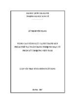 Nâng cao năng lực cạnh tranh sản phẩm thẻ tại ngân hàng thương mại cổ phần kỹ thương việt nam