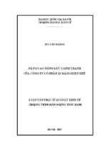 Nâng cao năng lực cạnh tranh của công ty cổ phần xi măng kiện khê  