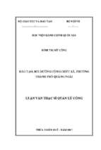 đào tạo, bồi dưỡng công chức xã, phường, thành phố quảng ngãi