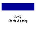 Bài giảng autolisp.