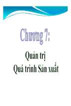 Quản trị sản xuất và tác nghiệp