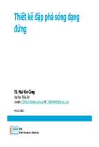 Bài giảng đập phá sóng.