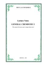 Bài giảng hóa học đại cương ii