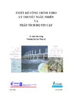 Thiết kế công trình theo lý thuyết ngẫu nhiên và phân tích độ tin cậy