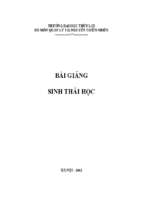 Sinh thái học