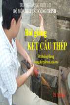 Bài giảng kết cấu thép