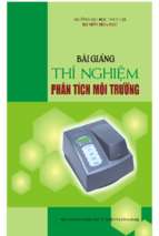 Thí nghiệm phân tích môi trường