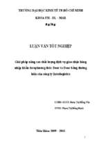 Giải pháp nâng cao chất lượng dịch vụ giao nhận hàng nhập khẩu theophương thức door to door bằng đường biển của công ty interlogistics