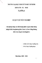 Giải pháp nâng cao chất lượng dịch vụ giao nhận hàng nhập khẩu theophương thức door to door bằng đường biển của công ty interlogistics