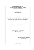 Tổng hợp và tính chất đặc trưng của cấu trúc dị chất nano trên cơ sở hạt nano từ tính