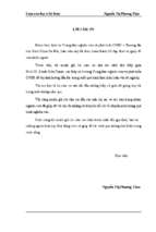 ứng dụng công nghệ sinh học để khảo sát tình hình nhiễm khuẩn và kim loại nặng trong một số loại nước giải khát đường phố.