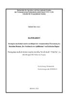 Strategien zum kulturtransfer am beispiel der vietnamesischen übersetzung des deutschen romans „der geschmack von apfelkernen“ von katharina hagena