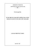 Về một phương pháp điều khiển dự báo thích nghi mờ cho đối tượng phi tuyến bất định