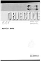 Student’s book and objective ket