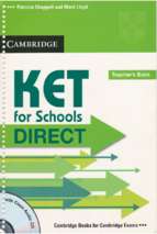 Schools direct and cambridge ket