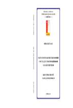 Nghiên cứu những giải pháp nhằm hoàn thiện công tác quản lý hoạt động kinh doanh xổ số kiến thiết thủ đô