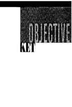 Teacher’s book and objective ket