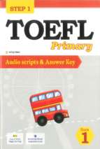 Step 1 of toefl primary, answer key 1