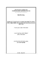 đánh giá và giải pháp cải thiện tình hình ứng dụng công nghệ thông tin vào việc hiện đại hóa hải quan việt nam