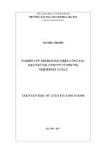 Nghiên cứu nhằm hoàn thiện công tác đào tạo tài công ty cp xnk tm thịnh phát ocean