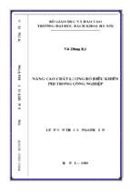 Nâng cao chất lượng bộ điều khiển pid trong công nghiệp